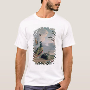 Palast von Amsterdam mit exotischen Vögeln T-Shirt
