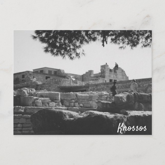 Palast von Knossos - Griechenland Postkarte (Vorderseite)