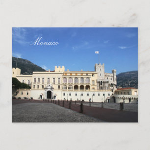 Palast von Monaco Postkarte