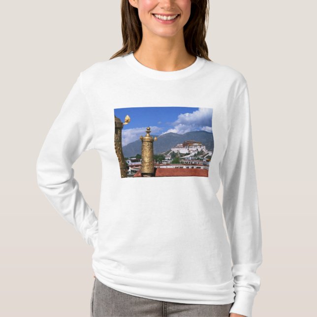Palast von Potala in Lhasa, Tibet aus T-Shirt (Vorderseite)