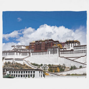 Palast von Potala in Lhasa - Tibet Fleecedecke