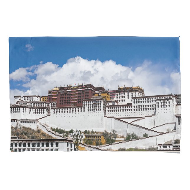 Palast von Potala in Lhasa - Tibet Kissenbezug (Vorderseite)