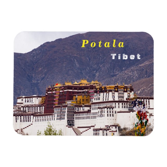 Palast von Potala in Lhasa - Tibet Magnet (Horizontal)