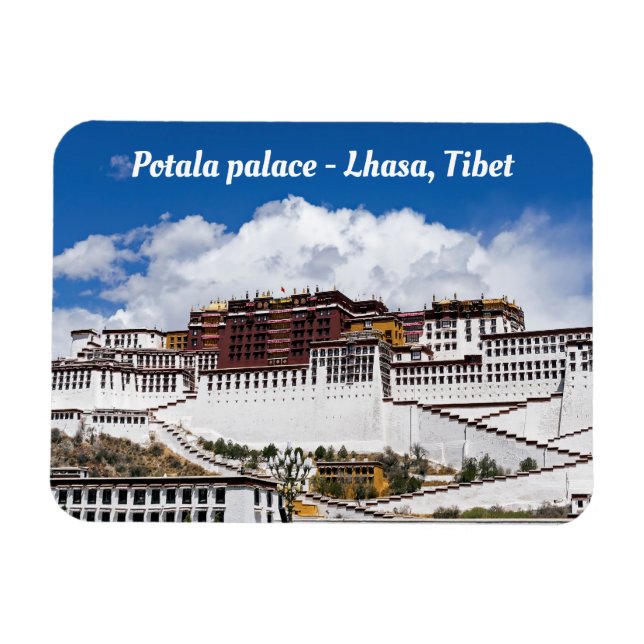 Palast von Potala in Lhasa - Tibet Magnet (Horizontal)