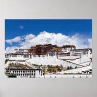 Palast von Potala in Lhasa - Tibet