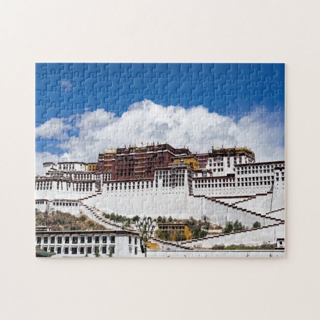 Palast von Potala in Lhasa - Tibet Puzzle (Horizontal)