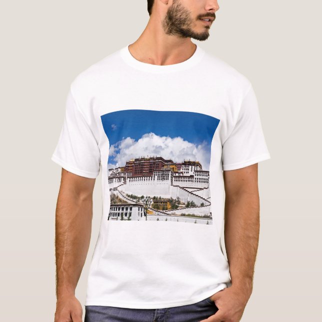 Palast von Potala in Lhasa - Tibet T-Shirt (Vorderseite)