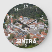 Palast von Sintra aus der Luft in Sintra, Portugal