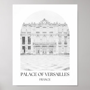 Palast von Versailles France Arch Fotodruckerei Poster
