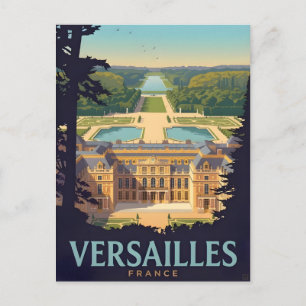 Palast von Versailles Postkarte – Historisches Fra