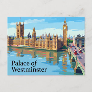 Palast von Westminster Vereinigtes Königreich Postkarte