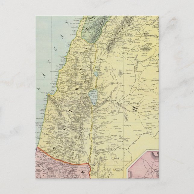 Palästina 4 postkarte (Vorderseite)