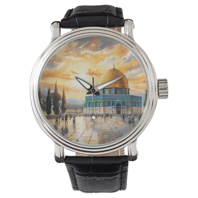 Palästina, Al-Aqsa-Moschee Armbanduhr (Vorderseite)