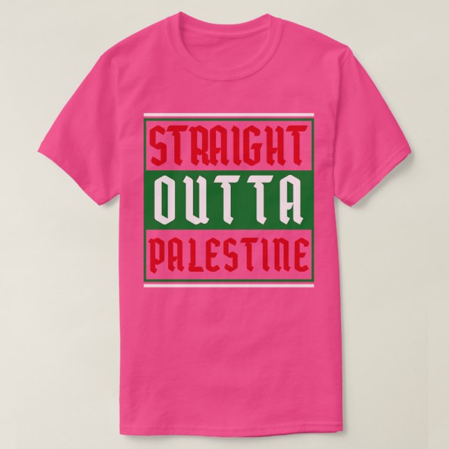 Palästina als Pride T-Shirt (Design vorne)