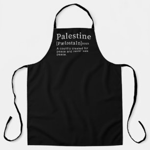 Palästina Bedeutung Design Palästina Definition Te Schürze