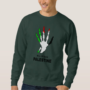Palästina elegantes Design Sweatshirt