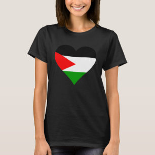 Palästina-Flagge Herz Palästina Gift Liebe Palesti T-Shirt