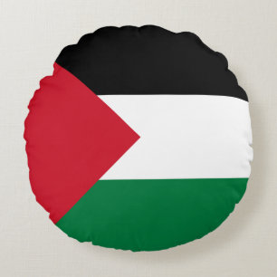 Palästina-Flagge Rundes Kissen