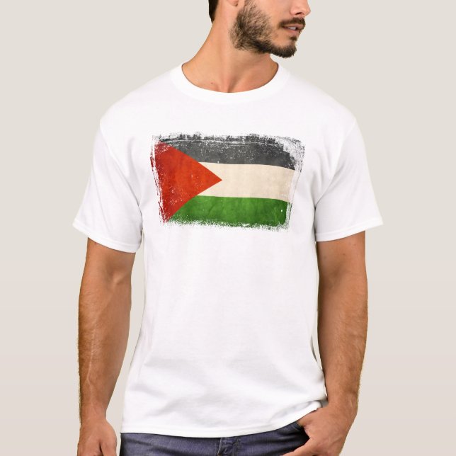 Palästina-Flagge T-Shirt (Vorderseite)