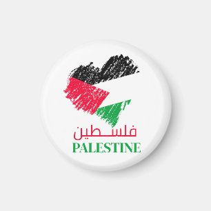 Palästina-Flaggenzentrum Palästina individuell ang Magnet