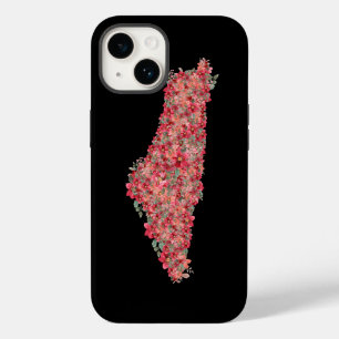 Palästina-Flora-Karte Kunstfreiheit für Palästinen Case-Mate iPhone 14 Hülle
