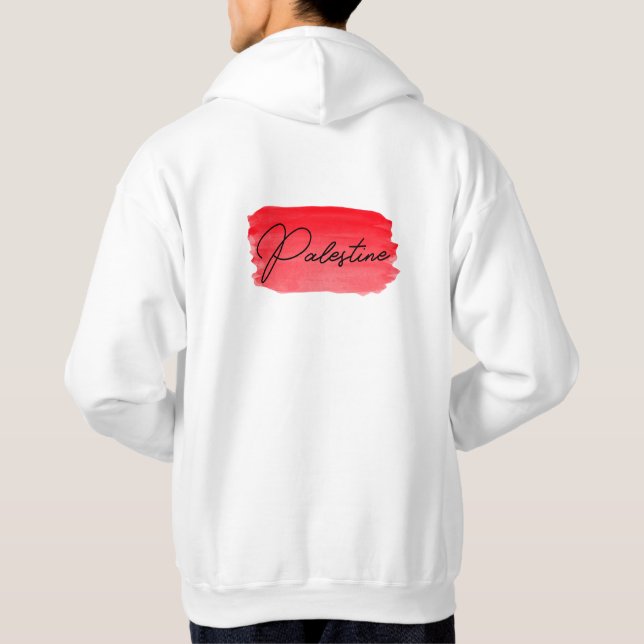 Palästina Gaza frei Hoodie (Rückseite)