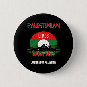 Palästina - Gerechtigkeit für Palästina Sticke Button