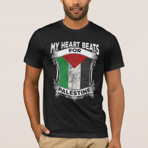Palästina Herz-Gaza-Frieden palästinensische Wur T-Shirt