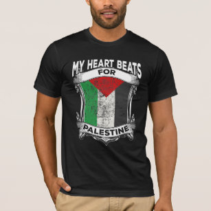 Palästina Herz-Gaza-Frieden palästinensische Wurze T-Shirt