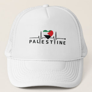 Palästina - Herzschlag für Palästina Truckerkappe