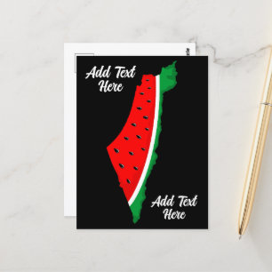 Palästina Karte Watermelon Symbol der Freiheit