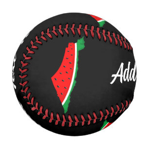 Palästina Karte Watermelon Symbol der Freiheit Baseball