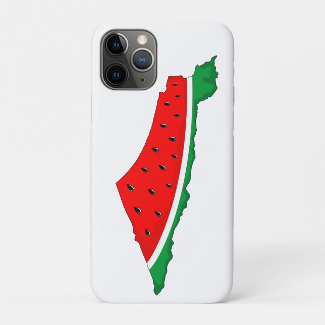 Palästina Karte Watermelon Symbol der Freiheit Case-Mate iPhone Hülle (Rückseite)