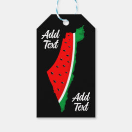 Palästina Karte Watermelon Symbol der Freiheit Geschenkanhänger