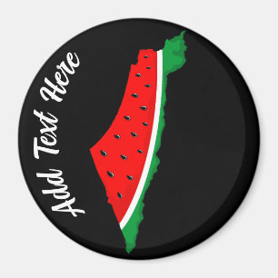Palästina Karte Watermelon Symbol der Freiheit Magnet