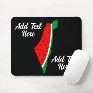 Palästina Karte Watermelon Symbol der Freiheit Mousepad