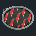 Palästina Karte Watermelon Symbol der Freiheit Ovale Gürtelschnalle<br><div class="desc">Palästina-Karte gefüllt mit Watermelon,  Symbol der Freiheit,  die gleichen Farben der palästinensischen Karte,  die die illegalen Besatzer dieses schönen Landes verboten haben. Die Wassermelone bringen das Leid des palästinensischen Volkes zum Ausdruck. Ich stehe mit Palästina. Palästina wird frei sein</div>