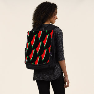 Palästina Karte Watermelon Symbol der Freiheit Rucksack