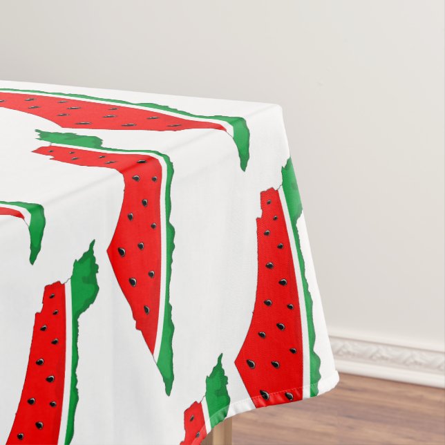 Palästina Karte Watermelon Symbol der Freiheit Tischdecke (Beispiel)