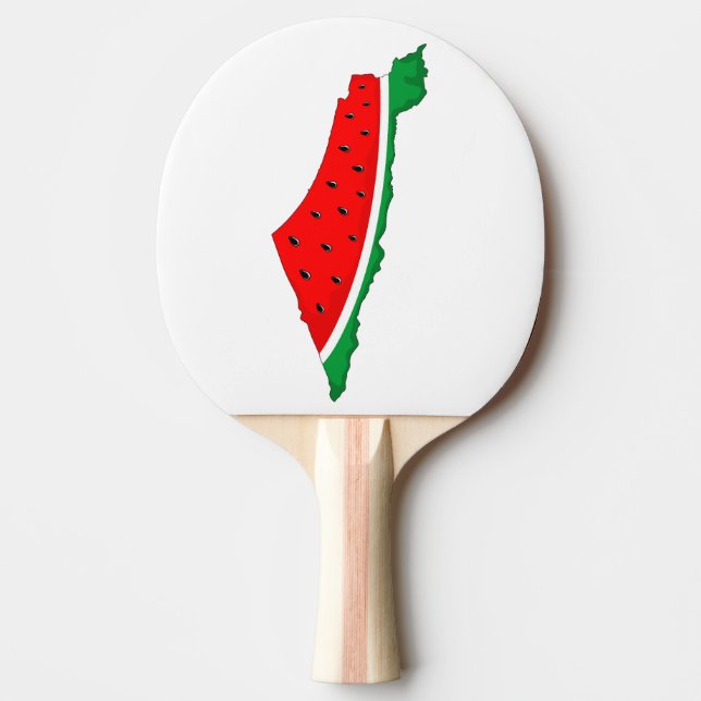 Palästina Karte Watermelon Symbol der Freiheit Tischtennis Schläger (Vorderseite)