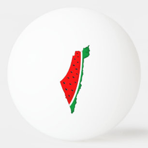 Palästina Karte Watermelon Symbol der Freiheit Tischtennisball