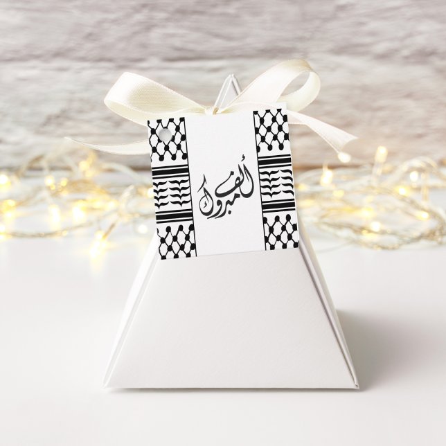Palästina Kufiya Alf Mabrook Gevor Tag Geschenkanhänger (Von Creator hochgeladen)