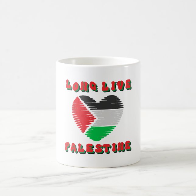 Palästina lange leben kaffeetasse (Mittel)