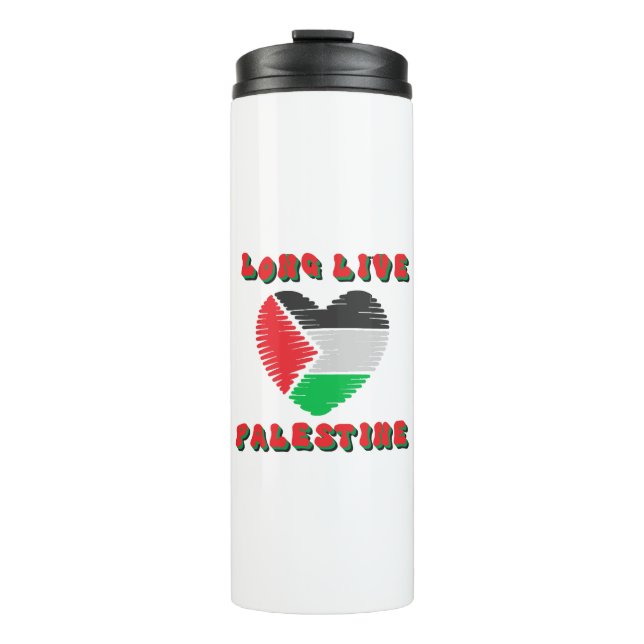Palästina lange leben thermosbecher (Vorderseite)