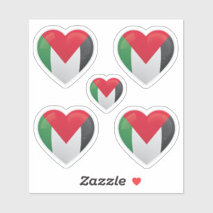Palästina-Liebe-Symbol Aufkleber