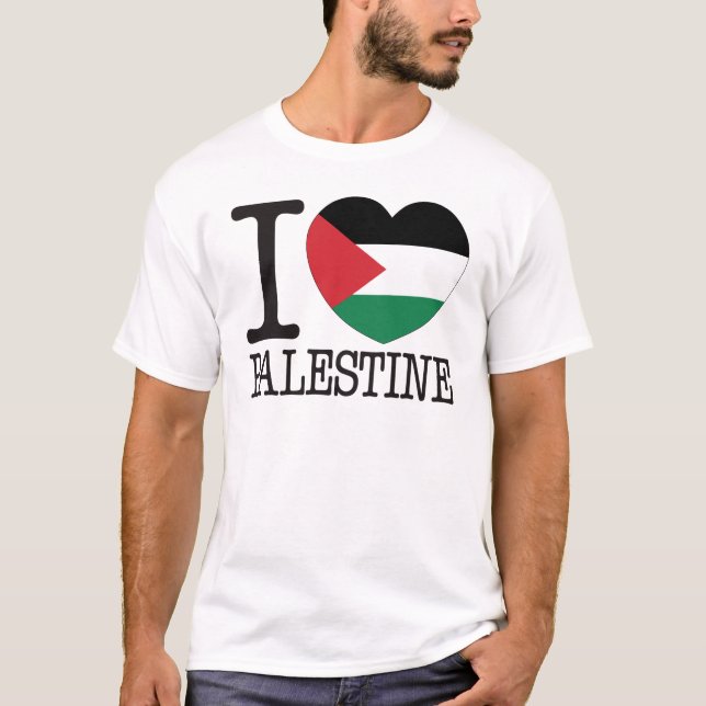 Palästina-Liebe v2 T-Shirt (Vorderseite)