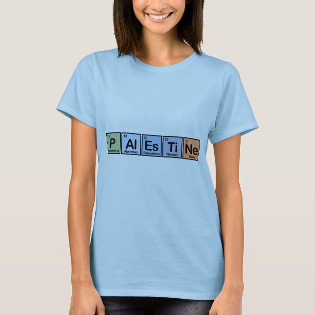 Palästina machte von den Elementen T-Shirt (Vorderseite)