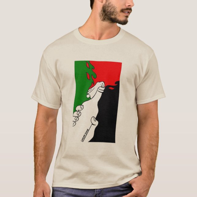 Palästina Molotov T-Shirt (Vorderseite)