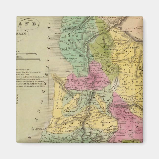 Palästina oder das Heilige Land Magnet (Vorne)