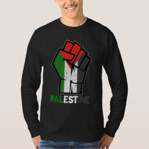 Palästina Palästinensische Flagge Arabische Kallig T-Shirt